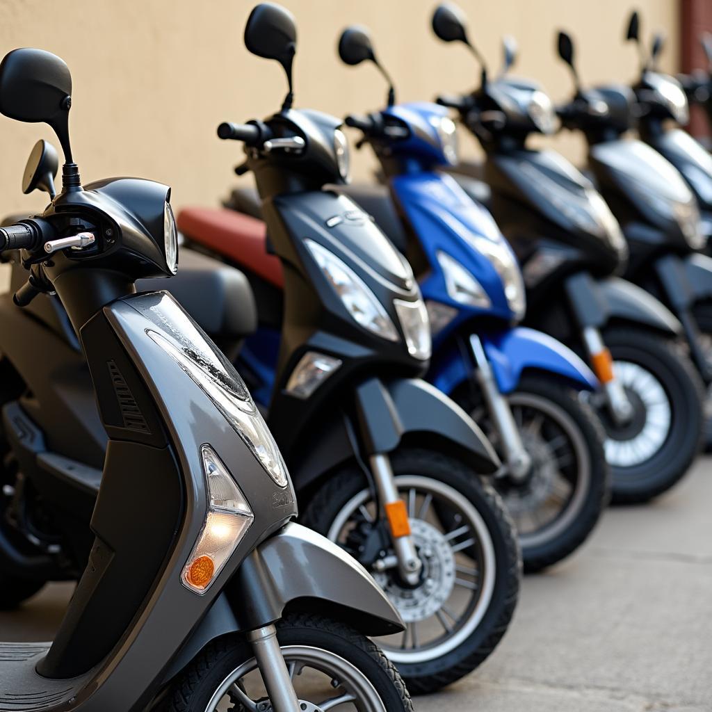 Các loại xe máy cho thuê tại Bắc Ninh của GOMOTO: xe số, xe ga, xe 50cc đời mới