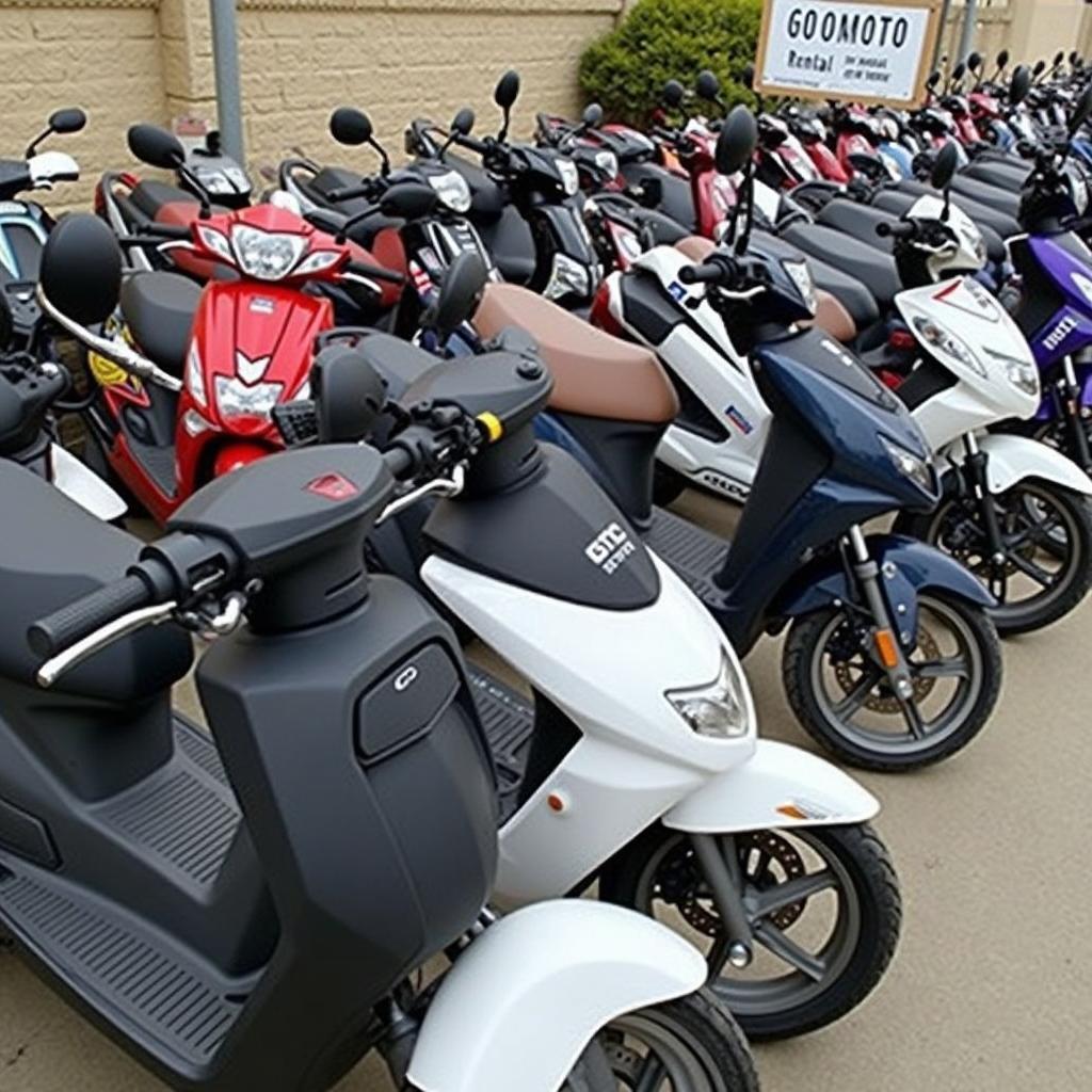 Các loại xe máy GOMOTO Phan Rang đa dạng đời mới cho thuê