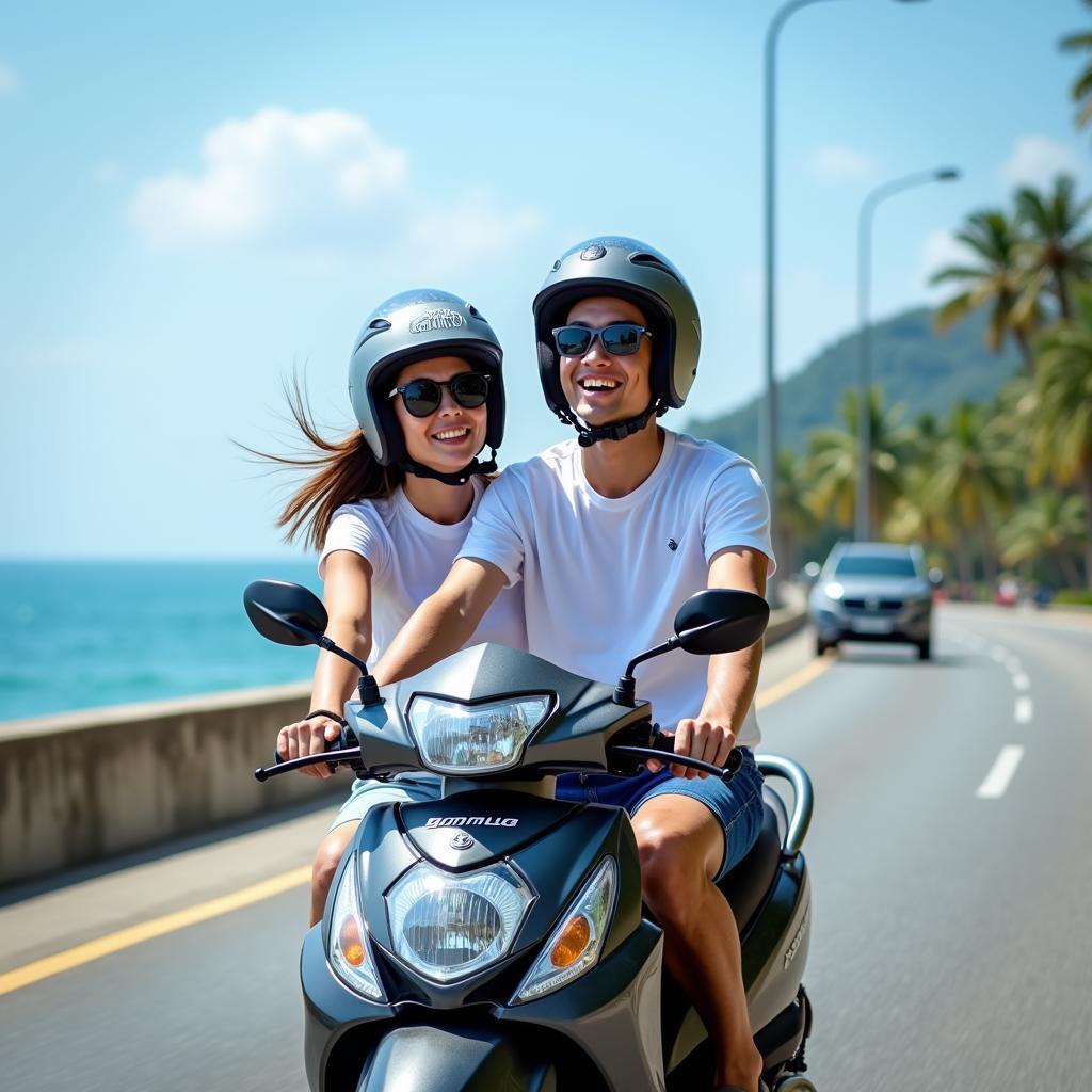 Khách hàng GOMOTO khám phá các điểm du lịch Đà Nẵng bằng xe máy đời mới