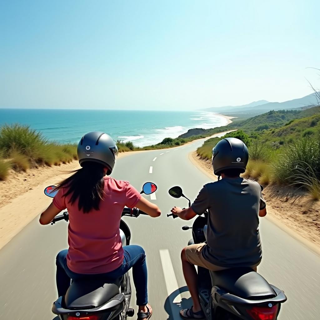 Khám phá vẻ đẹp Mũi Né tự do trên những cung đường biển bằng xe máy