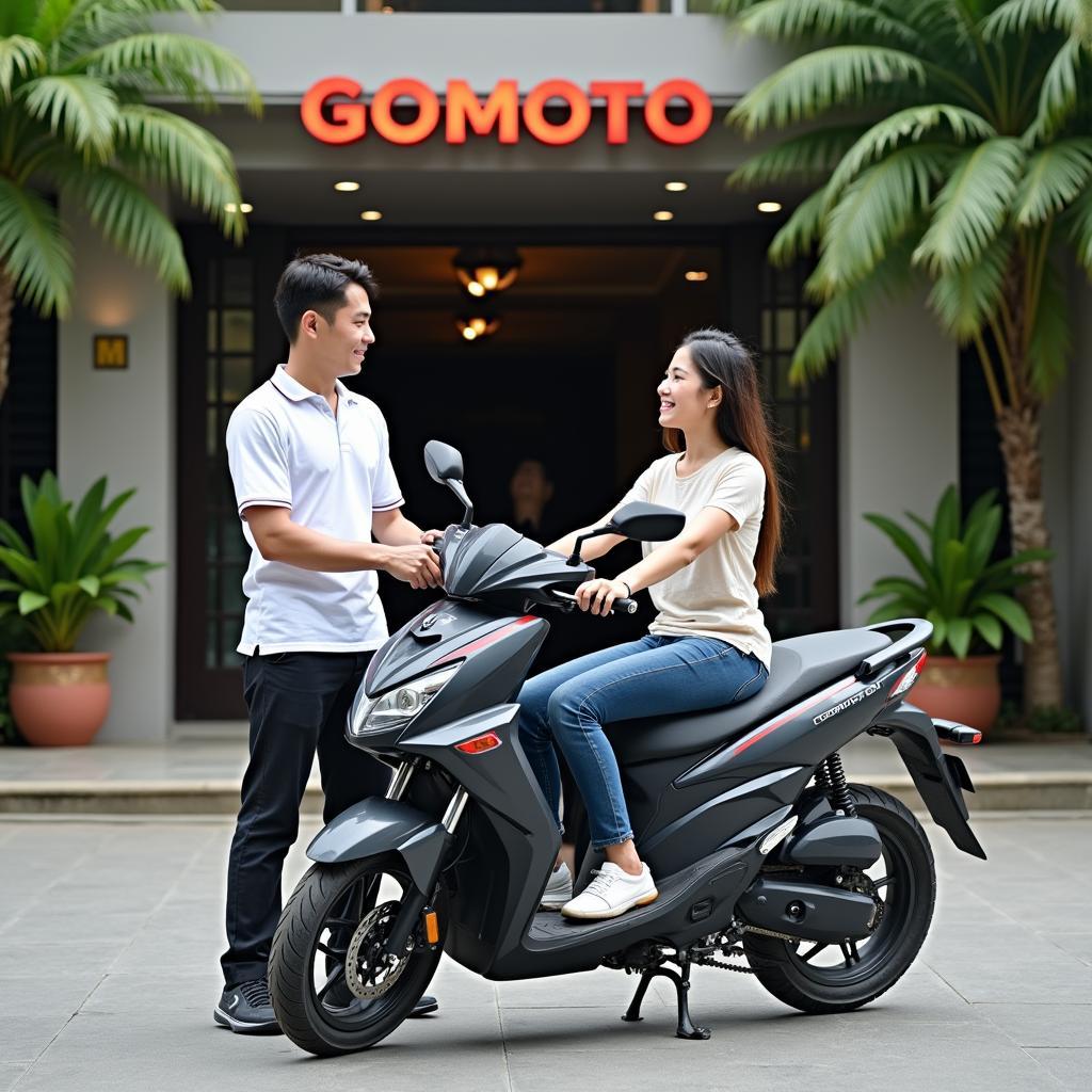 Thuê xe máy Cam Lâm giao tận nơi miễn phí đến sân bay, khách sạn, homestay uy tín