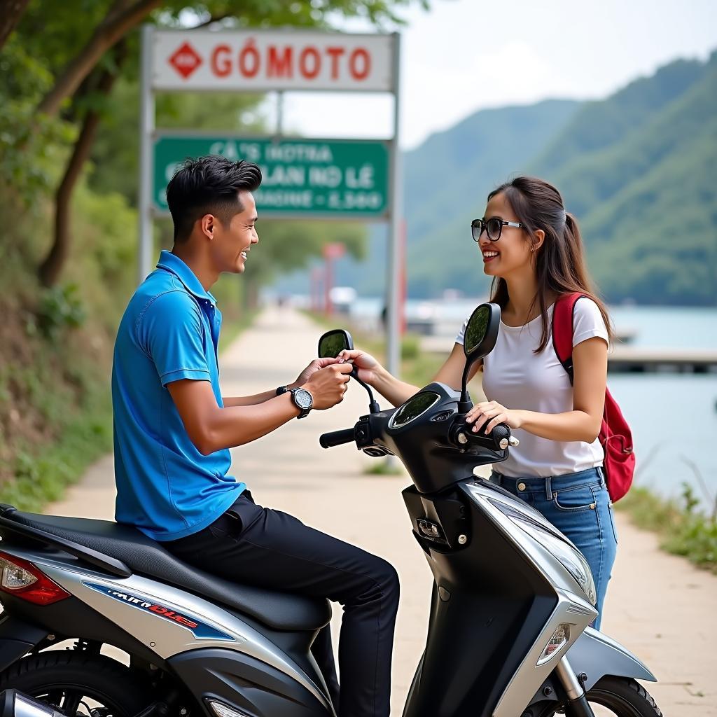 Xe máy đời mới GOMOTO giao tận nơi tại Cát Bà, thủ tục nhanh gọn