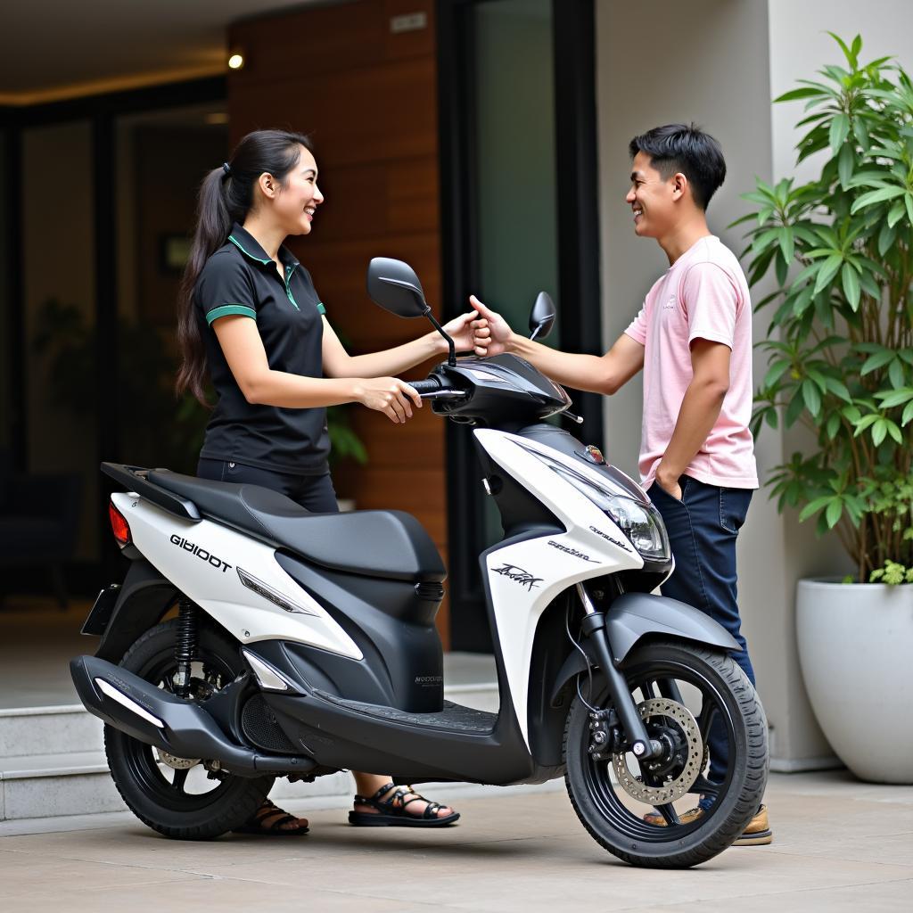 Thuê xe máy Đà Nẵng giao tận nơi miễn phí thủ tục đơn giản không cần đặt cọc giá rẻ