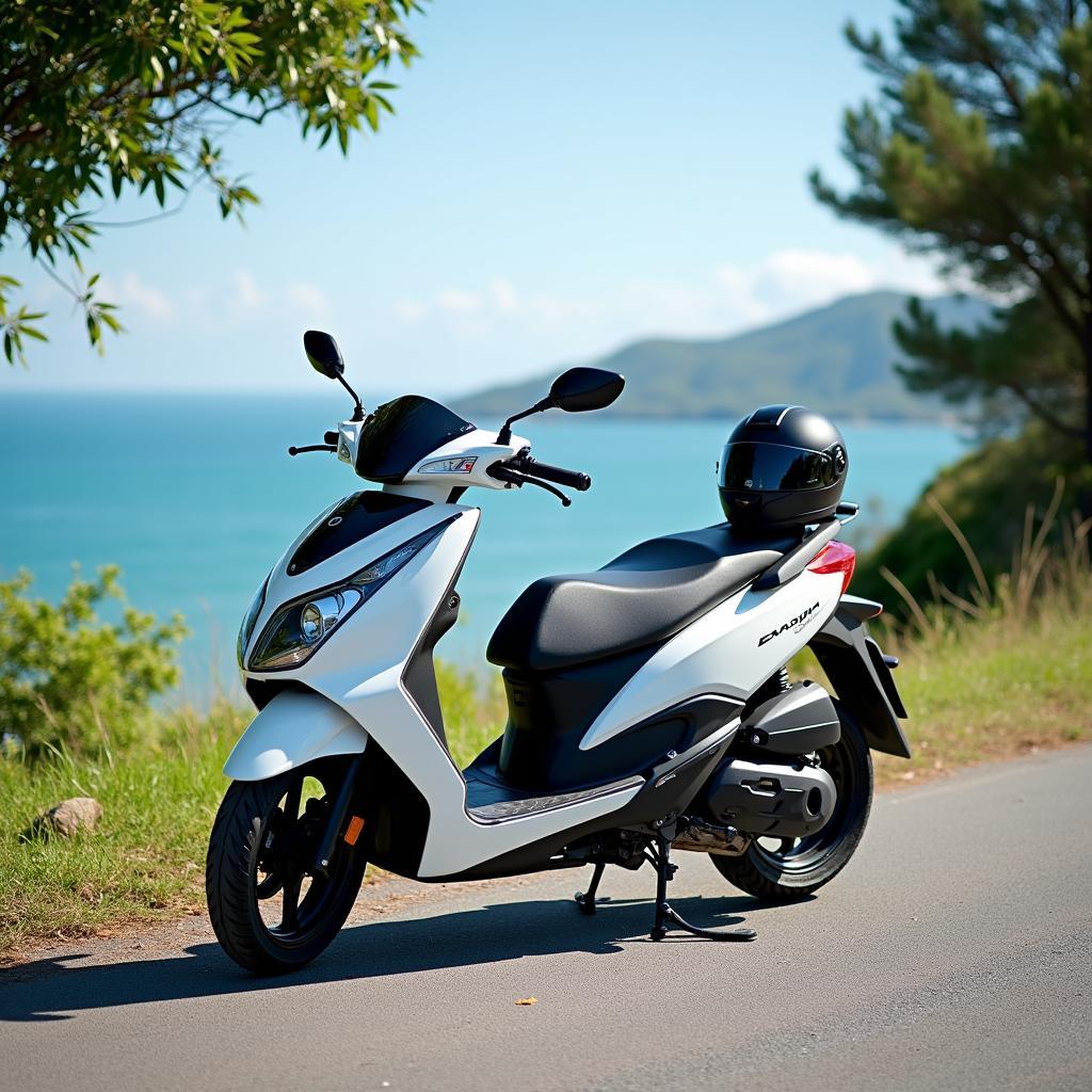 Hình ảnh xe máy đời mới cho thuê tại Quy Nhơn, đầy đủ tiện nghi, sẵn sàng khám phá.